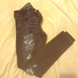 American Eagle Ripped Denim Jeans